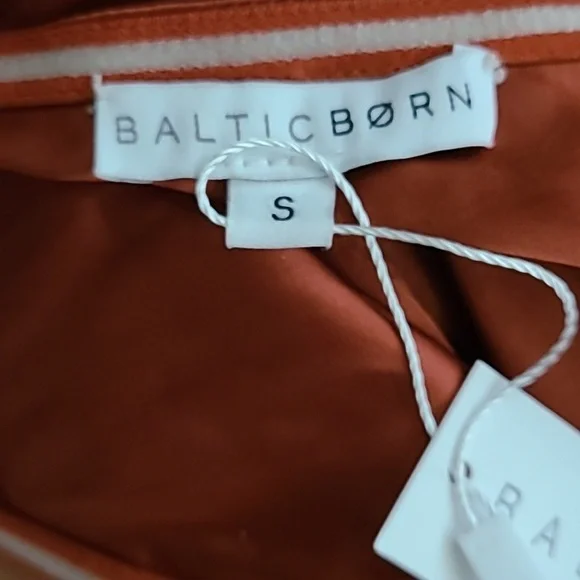 ☆ SOLD ☆ NEW Baltic Born Celia One-Shoulder Midi Dress In Rust - Picture 6 of 6